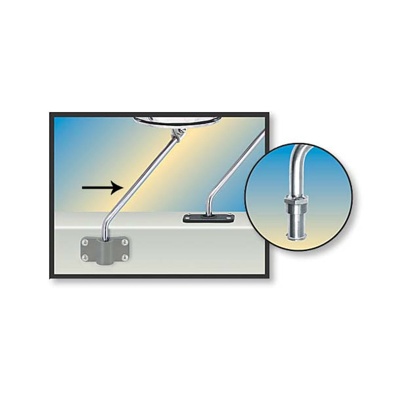 Magma Tempress Fish-On/Roberts Rod Holder Mount
